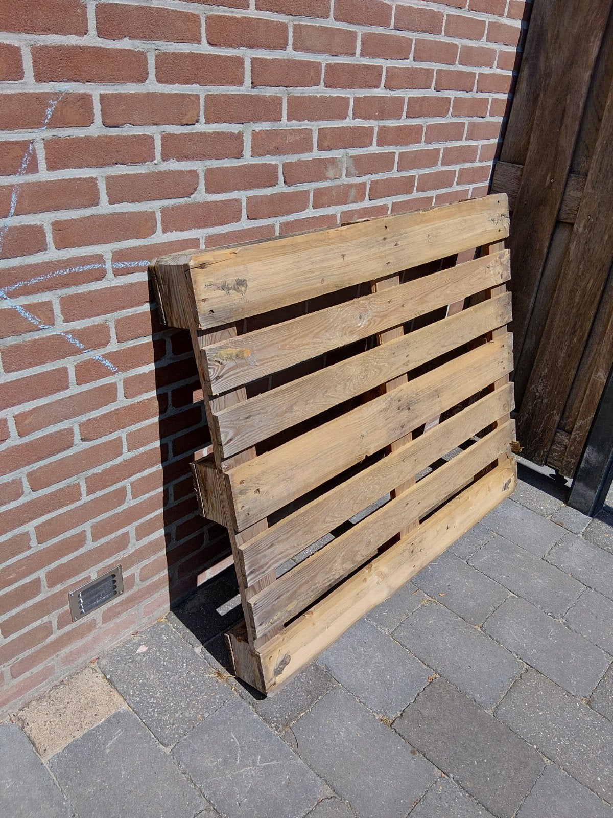 pallet gratis ophalen, Doe-het-zelf en Verbouw, Hout en Planken, Ophalen, 50 mm of meer, Minder dan 200 cm, Vuren