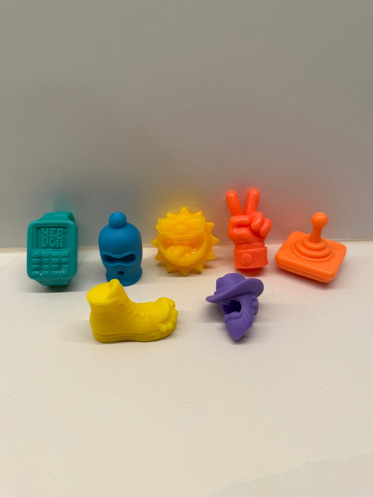NeeDoh set - 7 stuks stressballen/fidget toys, Ophalen of Verzenden, Zo goed als nieuw, Jongen of Meisje
