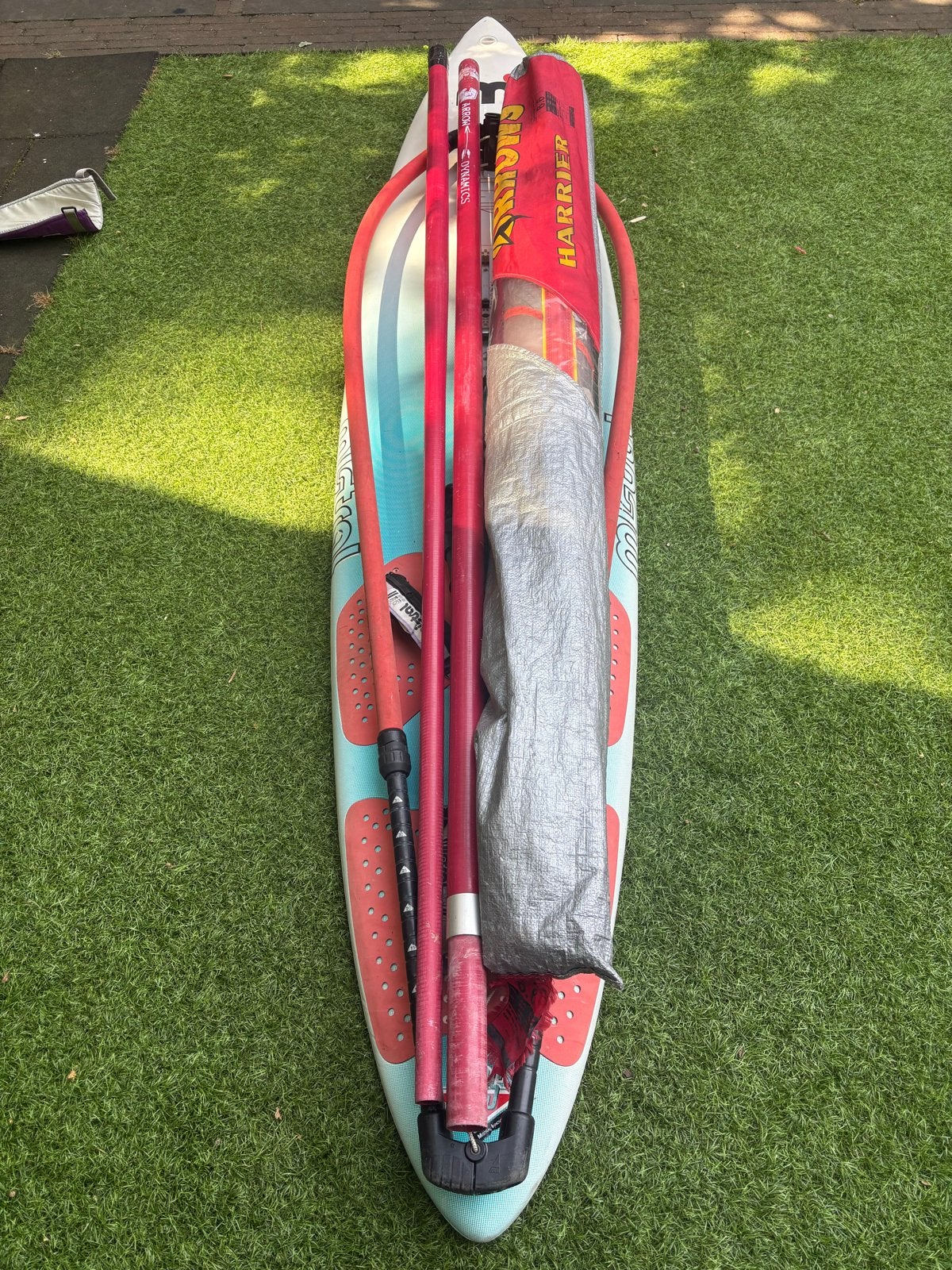 Mistral Shredder 298 Windsurfset - Compleet en Gebruikt, Gebruikt, Met giek, 6.5 m² tot 8 m², Ophalen of Verzenden