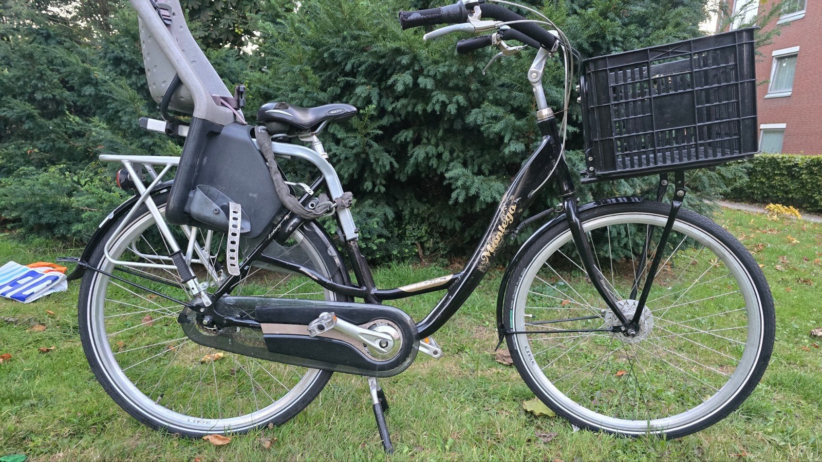 Moederfiets, Dubbele standaard, 1 zitje, Ophalen, Overige merken
