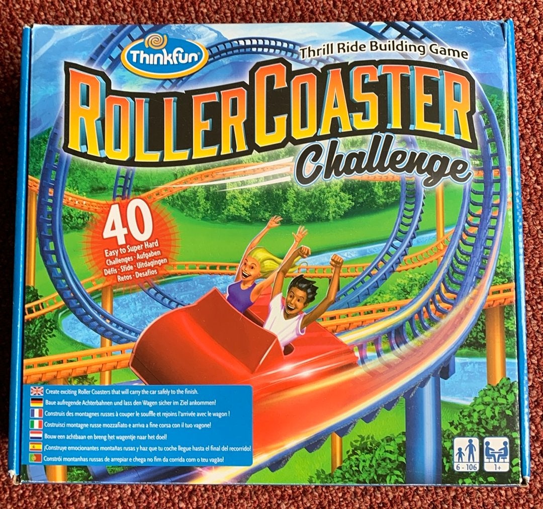 Roller coaster eenpersoonsspel  Thinkfun Smart Games, Kinderen en Baby's, Ophalen of Verzenden, Zo goed als nieuw, Bouwen