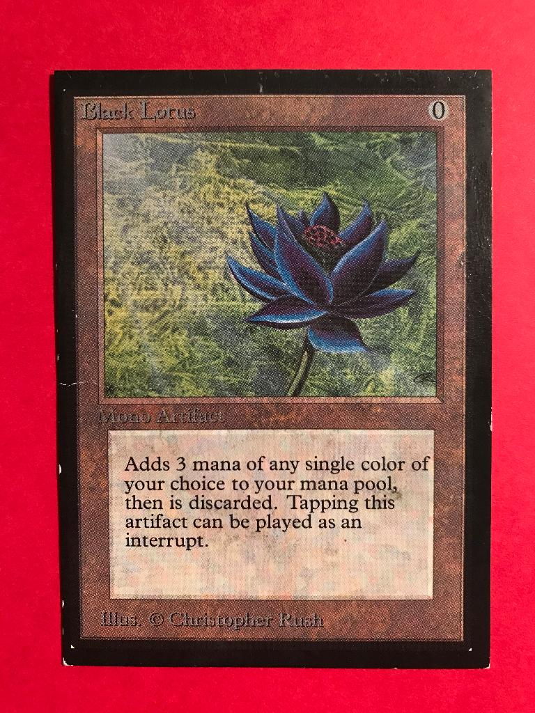 Mox P9 gold bordered (IE/ CE) - Magic the Gathering (MtG), Ophalen of Verzenden, Zo goed als nieuw, Losse kaart