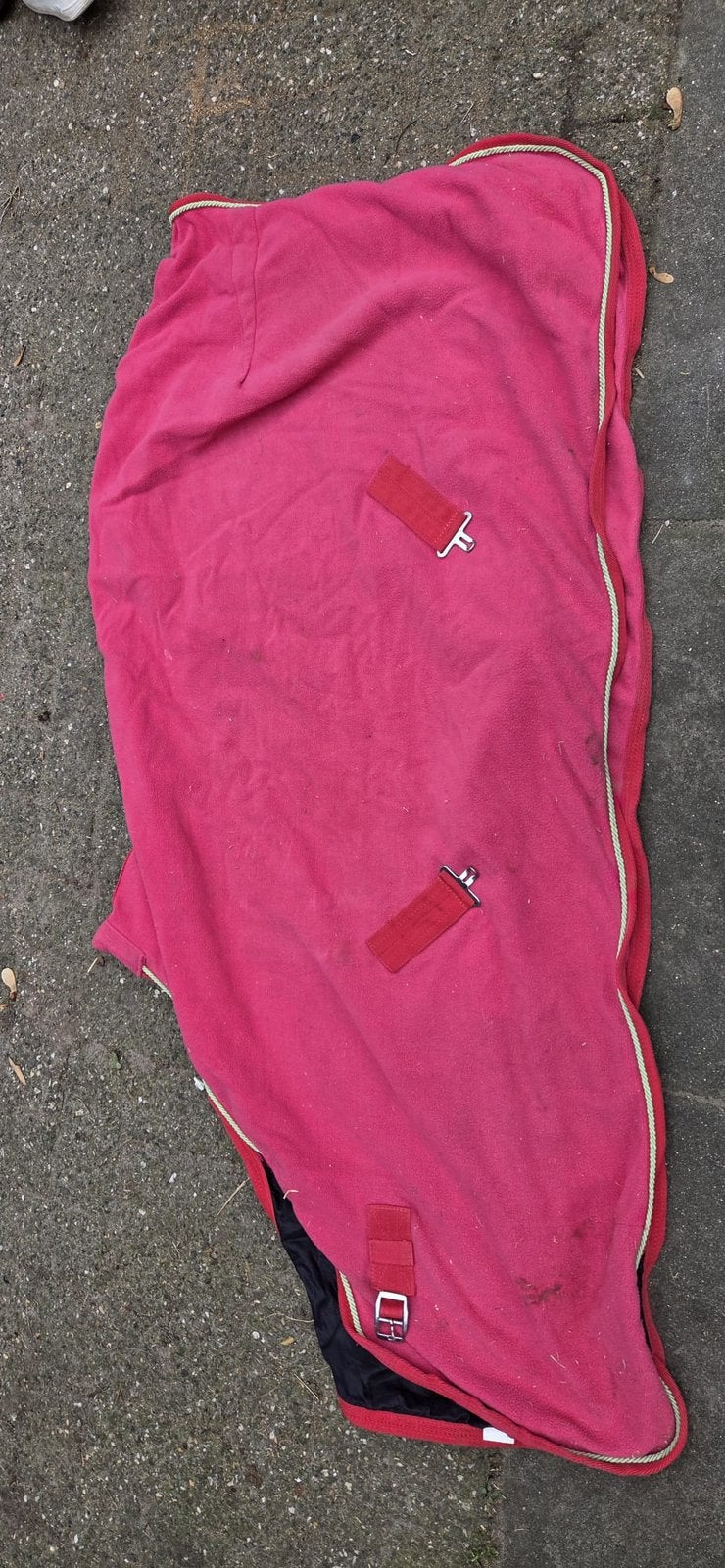 Pony zweetdeken 145cm, Zweetdeken, Zo goed als nieuw, Roze, Fleece