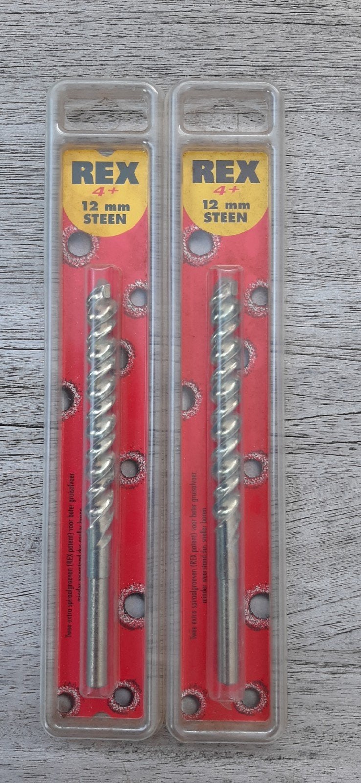 REX Steenboor 12 mm - Nieuw in verpakking (2 stuks), Ophalen of Verzenden, Nieuw, Overige typen