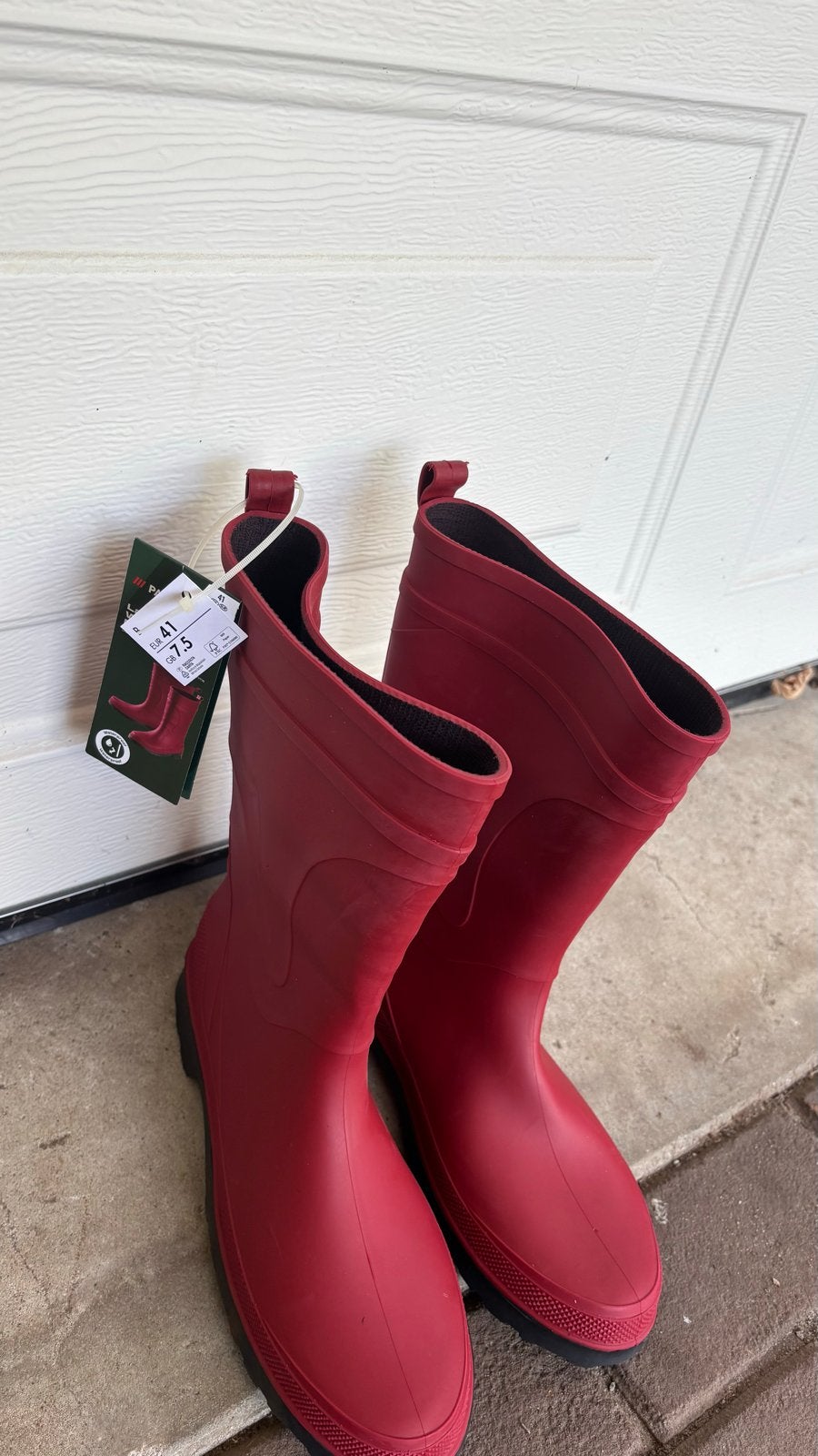 Rode regenlaarzen - Maat 41, Kleding | Dames, Schoenen, Ophalen, Nieuw, Rood, Regenlaarzen