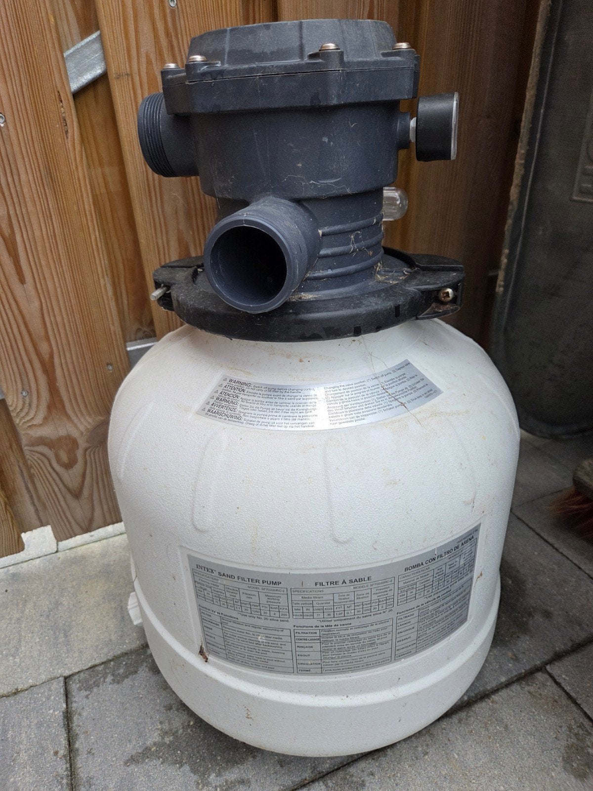 Intex zandfilter., Tuin en Terras, Zwembad-toebehoren, Ophalen, Gebruikt, Zwembadpomp