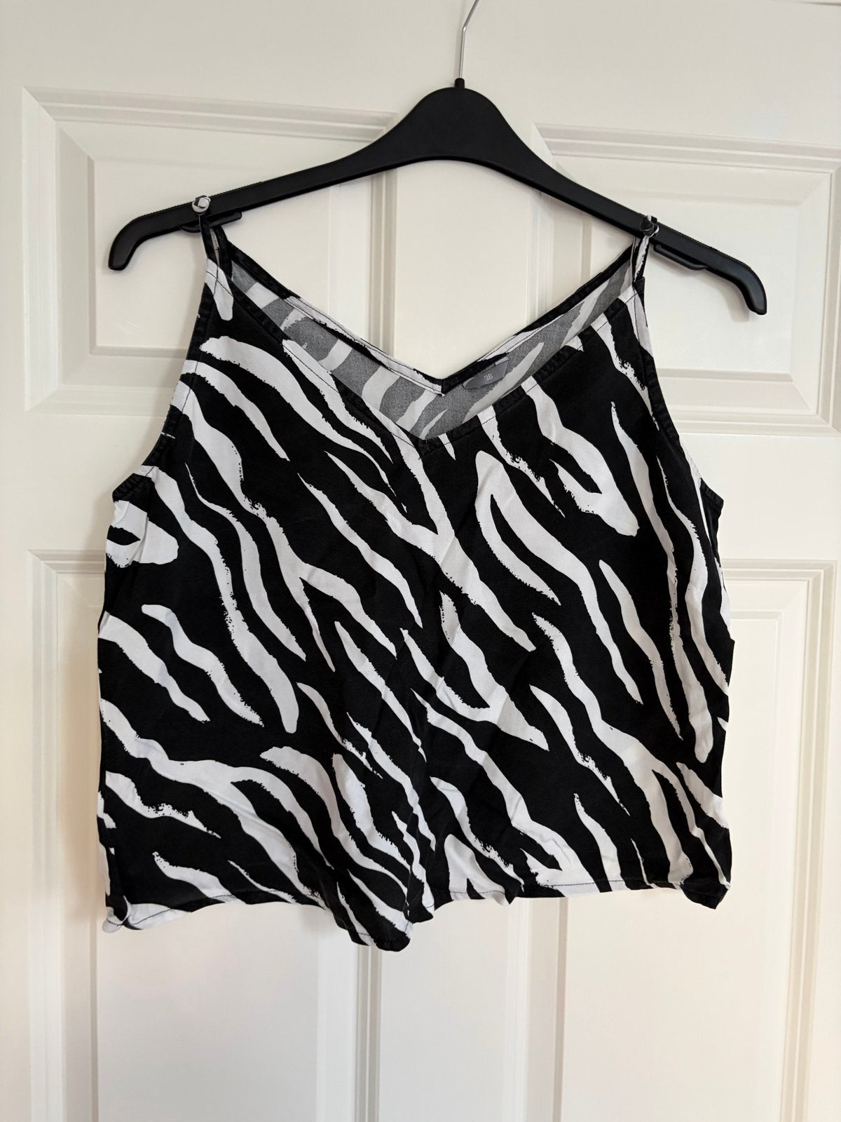 Zeeman zwart/witte zebraprint top - Maat M, Maat 38/40 (M), Zwart, Ophalen of Verzenden, Zo goed als nieuw