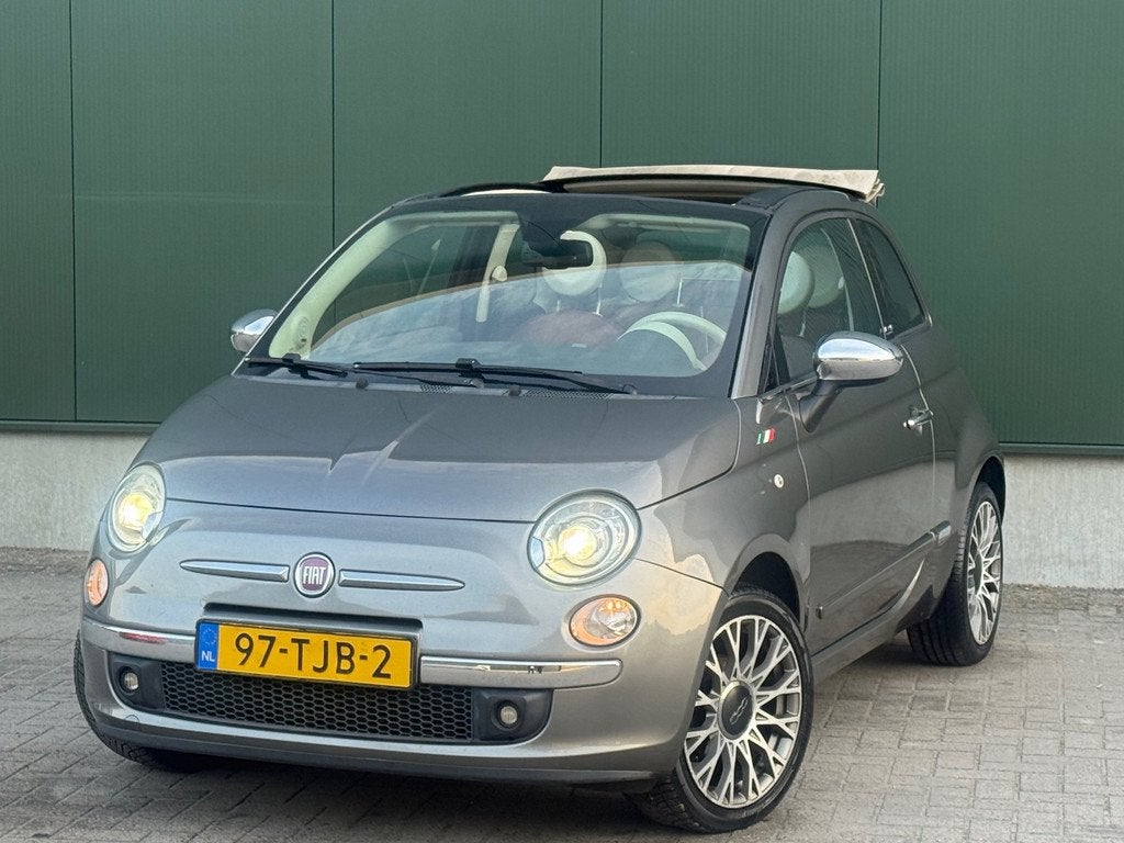 TOPSTAAT Fiat 500 1.2 Lounge | CABRIO | AUTOMAAT | Nieuwe AP, Euro 5, Gebruikt, 4 cilinders, Origineel Nederlands