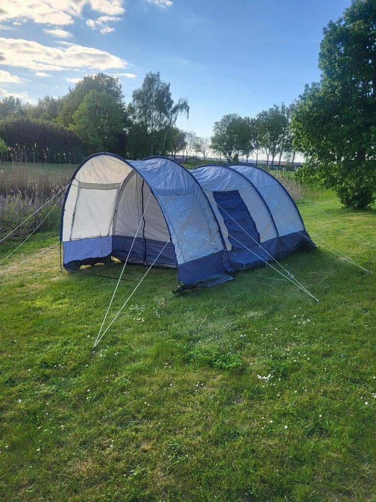 4-persoons koepeltent van De Vrijbuiter, Caravans en Kamperen, Tenten, tot en met 6, Gebruikt, Ophalen of Verzenden
