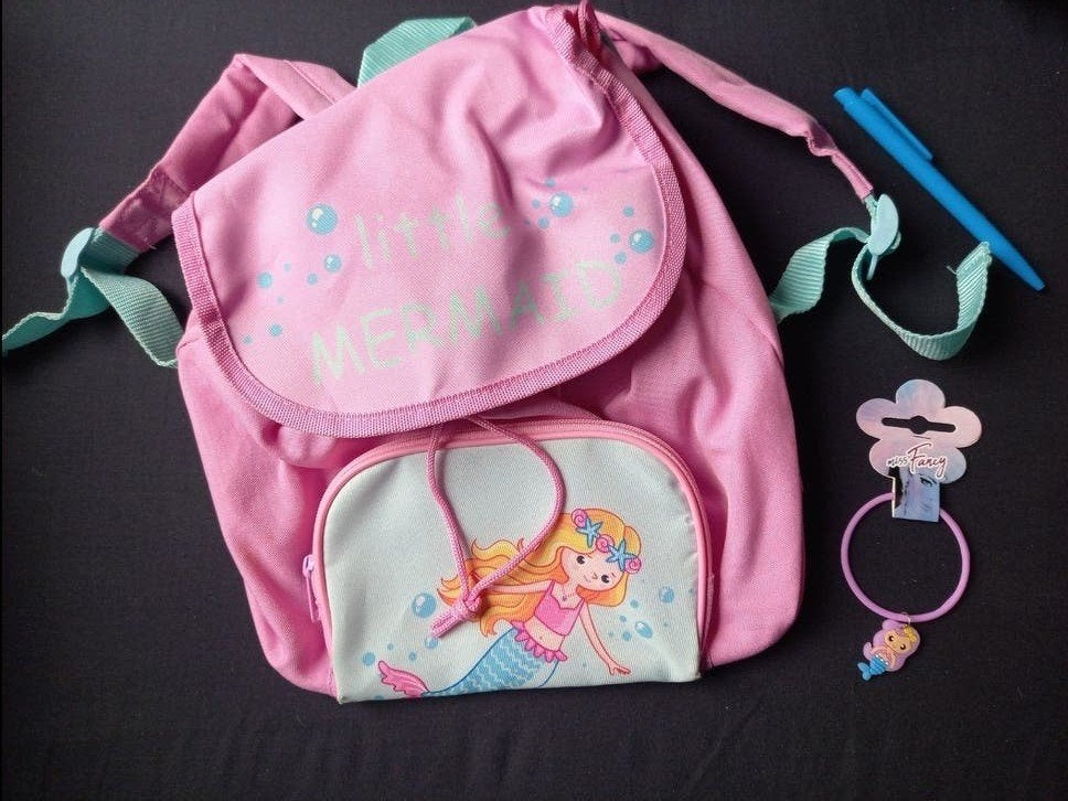 Nieuwe Zeemeermin Rugtas met Armband, Overige merken, 25 tot 40 cm, Nieuw, Ophalen of Verzenden