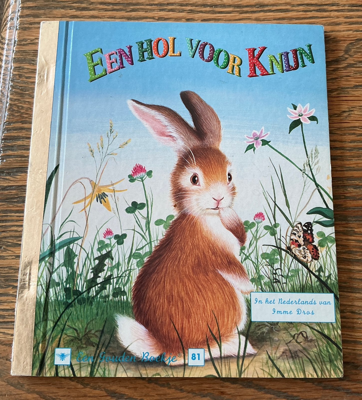 Oud Gouden Boekje Een hol voor Knijn Bezige Bij, Ophalen of Verzenden, Gelezen, Fictie algemeen, Gouden boekje