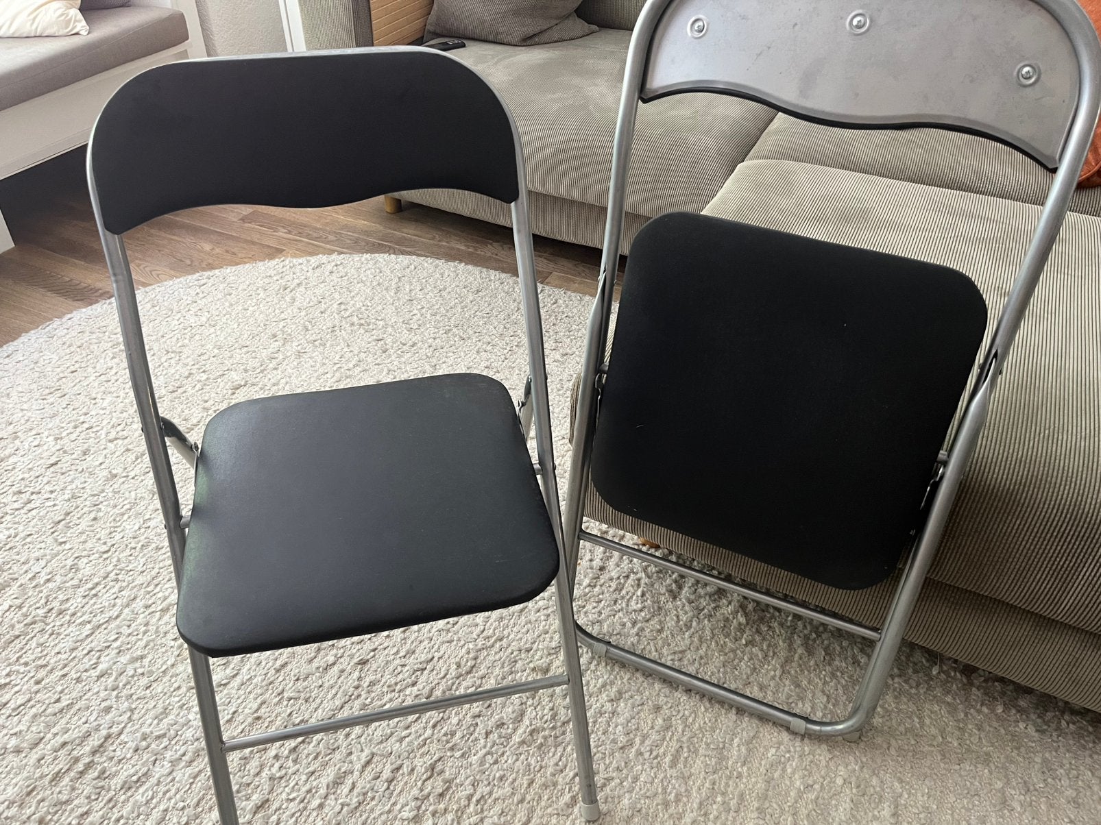 2 klapstoelen, Huis en Inrichting, Ophalen, Gebruikt, Twee