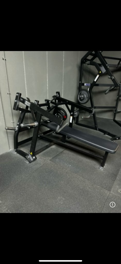 Hammer strength bench press machine, Ophalen, Zo goed als nieuw, Fitnessbank
