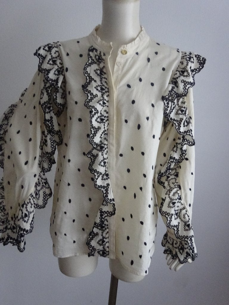 Fabienne Chapot blouse mt 42, Kleding | Dames, Overige kleuren, Maat 42/44 (L), Ophalen of Verzenden, Zo goed als nieuw