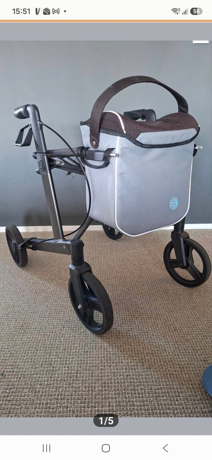 Bechle Brado rollator maat S, Ophalen