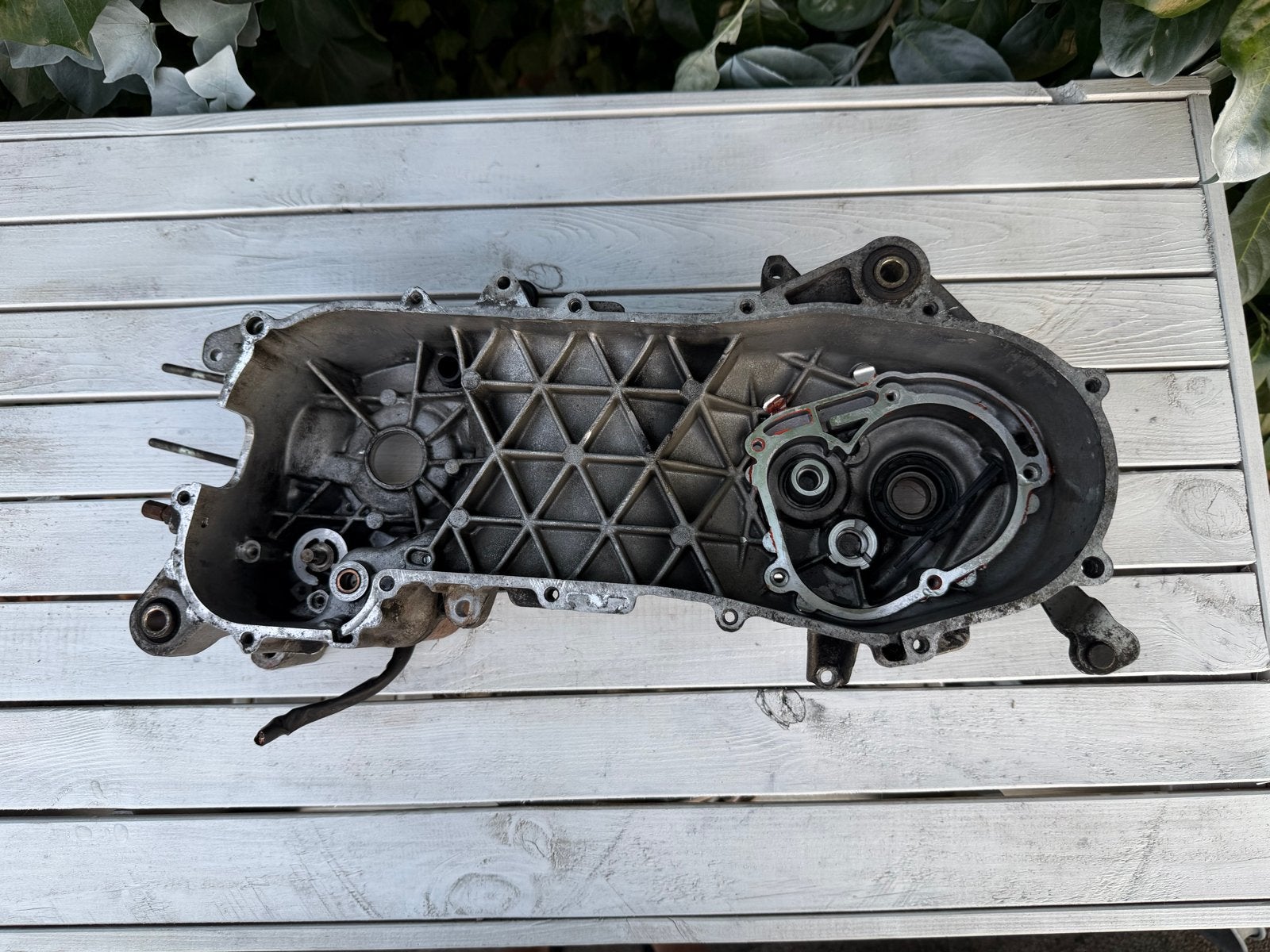 Carterhelft Motorblok C255M Piaggio Zip 2000 2T, Fietsen en Brommers, Brommeronderdelen | Scooters, Ophalen of Verzenden, Gebruikt