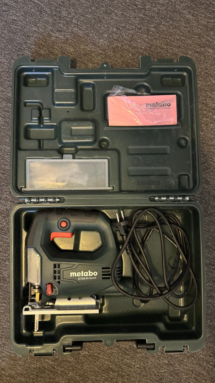 Metabo STEB 65 Quick Decoupeerzaag - Zo goed als nieuw, Decoupeerzaag, Ophalen of Verzenden, Zo goed als nieuw, 30 tot 70 mm