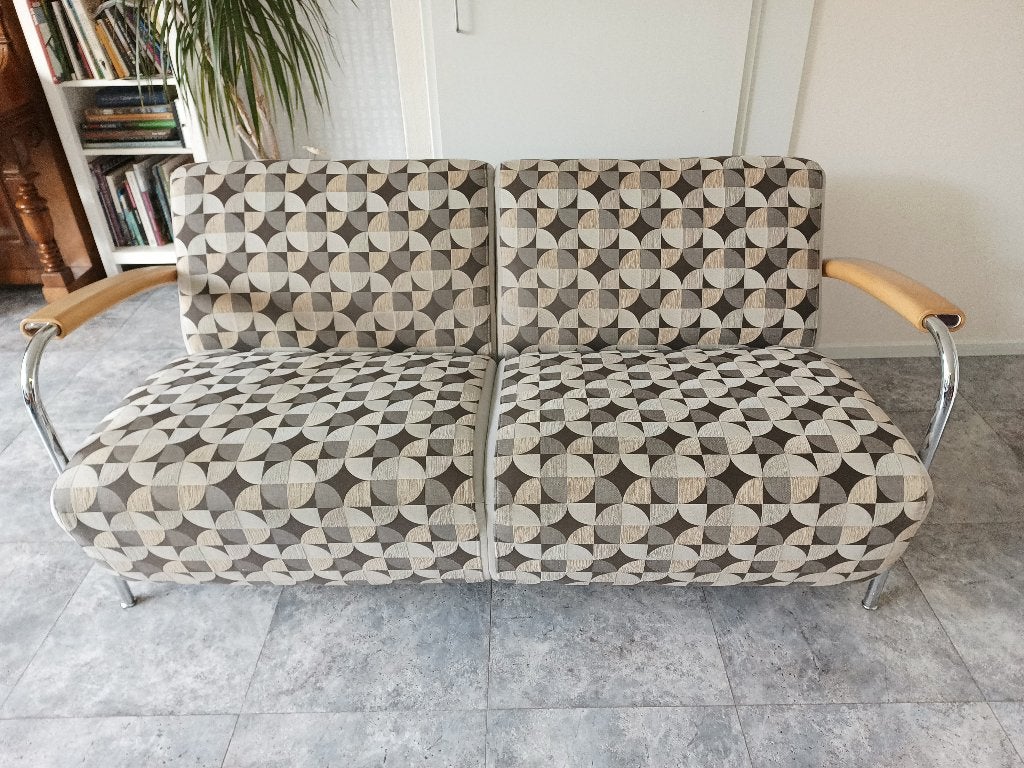 2,5zits banken Scylla 965, Leolux, Ophalen, Gebruikt, Kwaliteitsmeubelen met een unieke, stijlvolle bekleding, 150 tot 200 cm