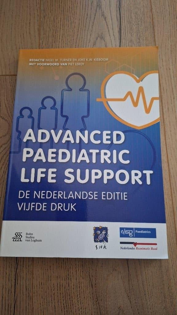 Advanced Paediatric Life Support boek, Boeken, Studieboeken en Cursussen, Zo goed als nieuw, Bohn Stafleu van Loghum, Beta, HBO
