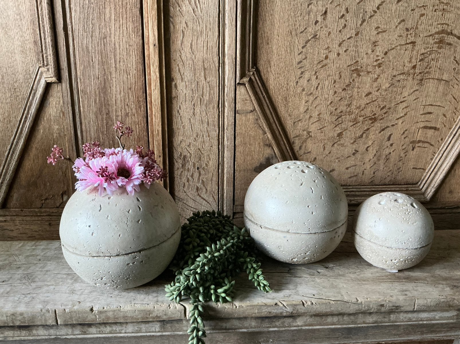 NIEUW aardewerk bolvaasjes vazen met gaatjes, Ophalen of Verzenden, Nieuw