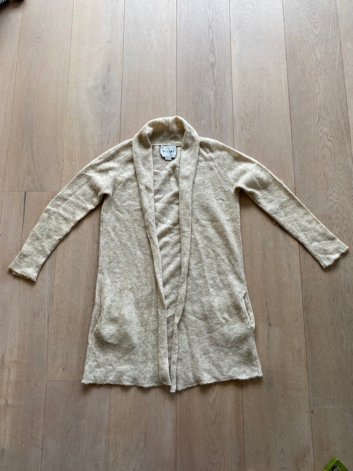 Bellamy vest merino wol mohair L, Kleding | Dames, Ophalen of Verzenden, Zo goed als nieuw, Maat 42/44 (L), Beige