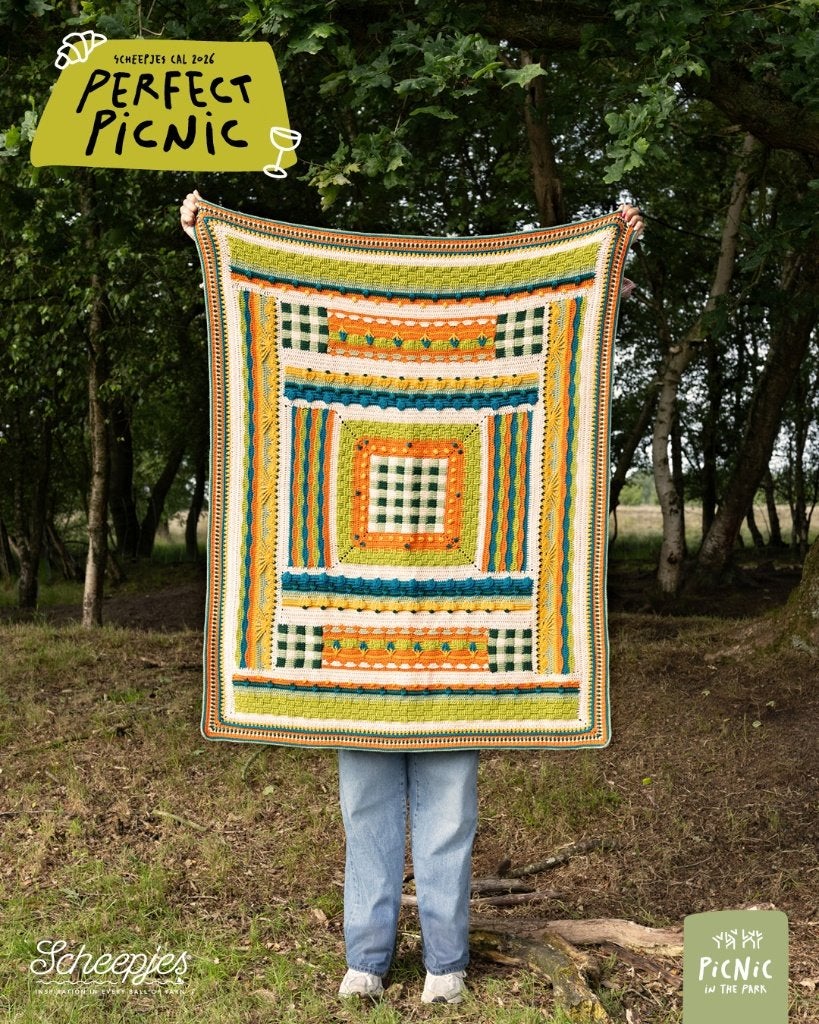 Scheepjes Perfect Picnic CAL2026 Cotton Create In The Park, Breien of Haken, De Bondt, Ophalen of Verzenden, Service@bondt.com