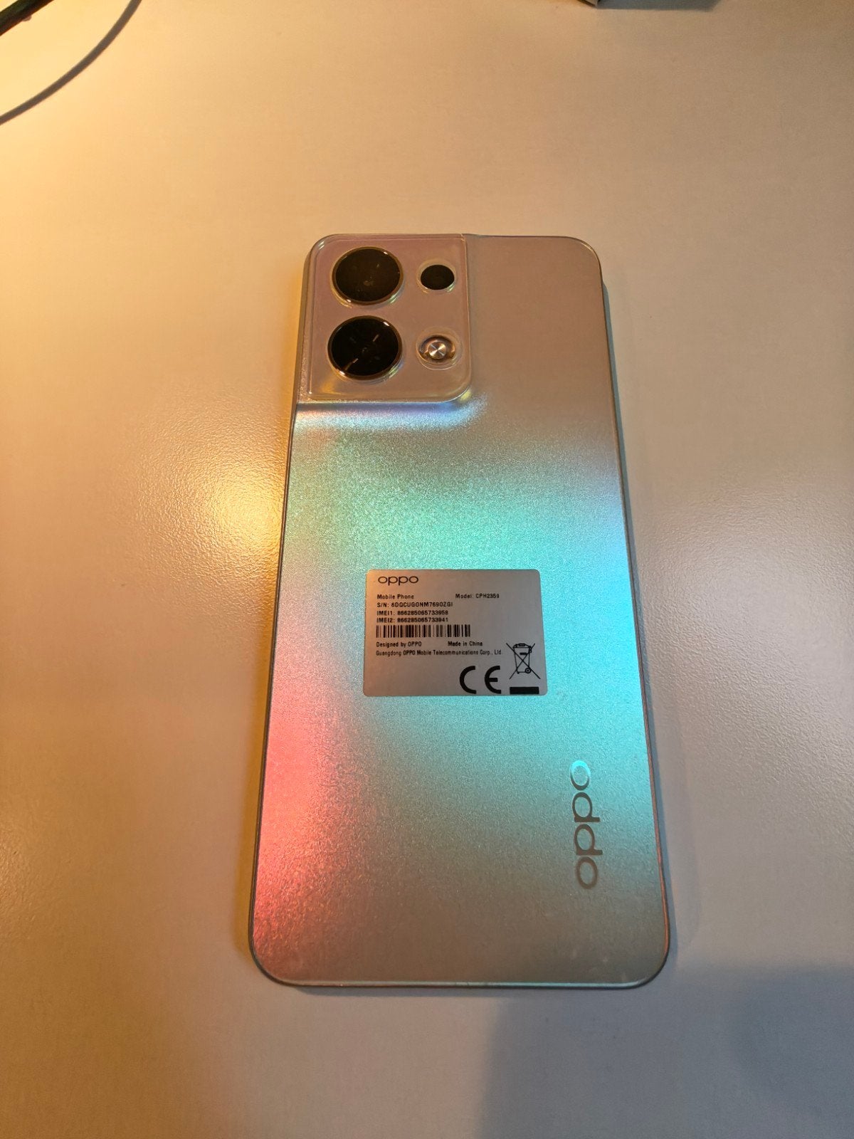 Oppo Reno 8 5G - Zo goed als nieuw, Telecommunicatie, Gebruikt, Overige modellen, Ophalen of Verzenden, Zonder abonnement