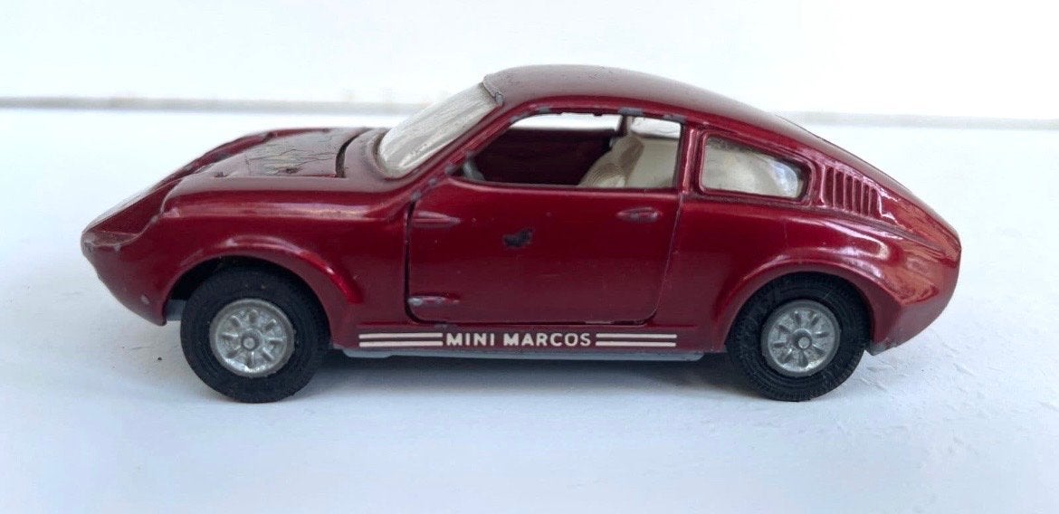 Vintage Mini Marcos speelgoedauto - Hawna, Ophalen of Verzenden, Gebruikt
