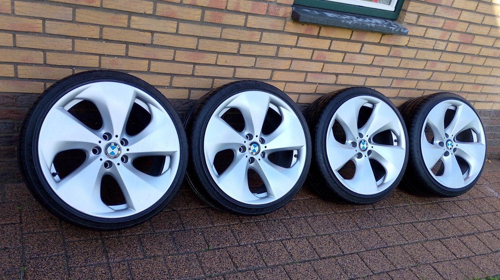 originele 20" BMW velgen met banden, Ophalen, Gebruikt, Band(en), Personenwagen
