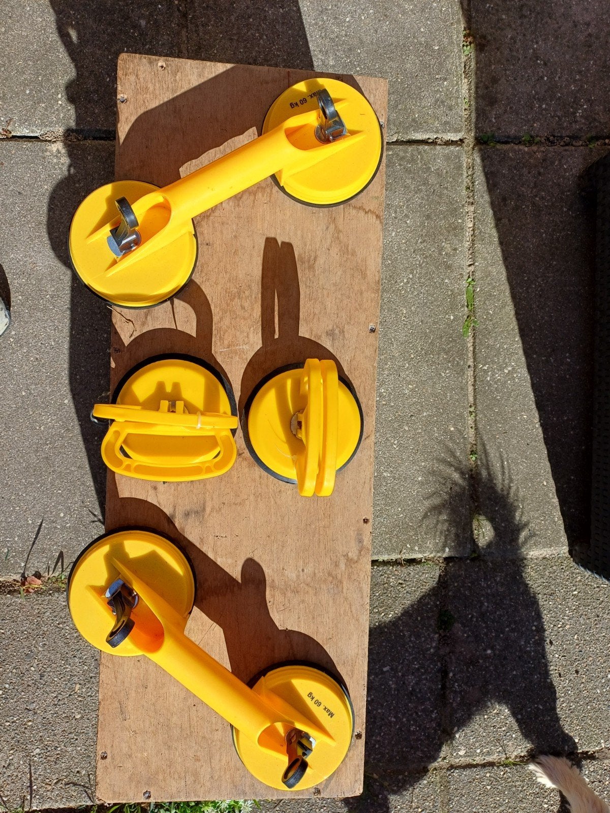 Set van 4 glasdragers - Max. 60 kg, Ophalen, Gebruikt, Overige typen