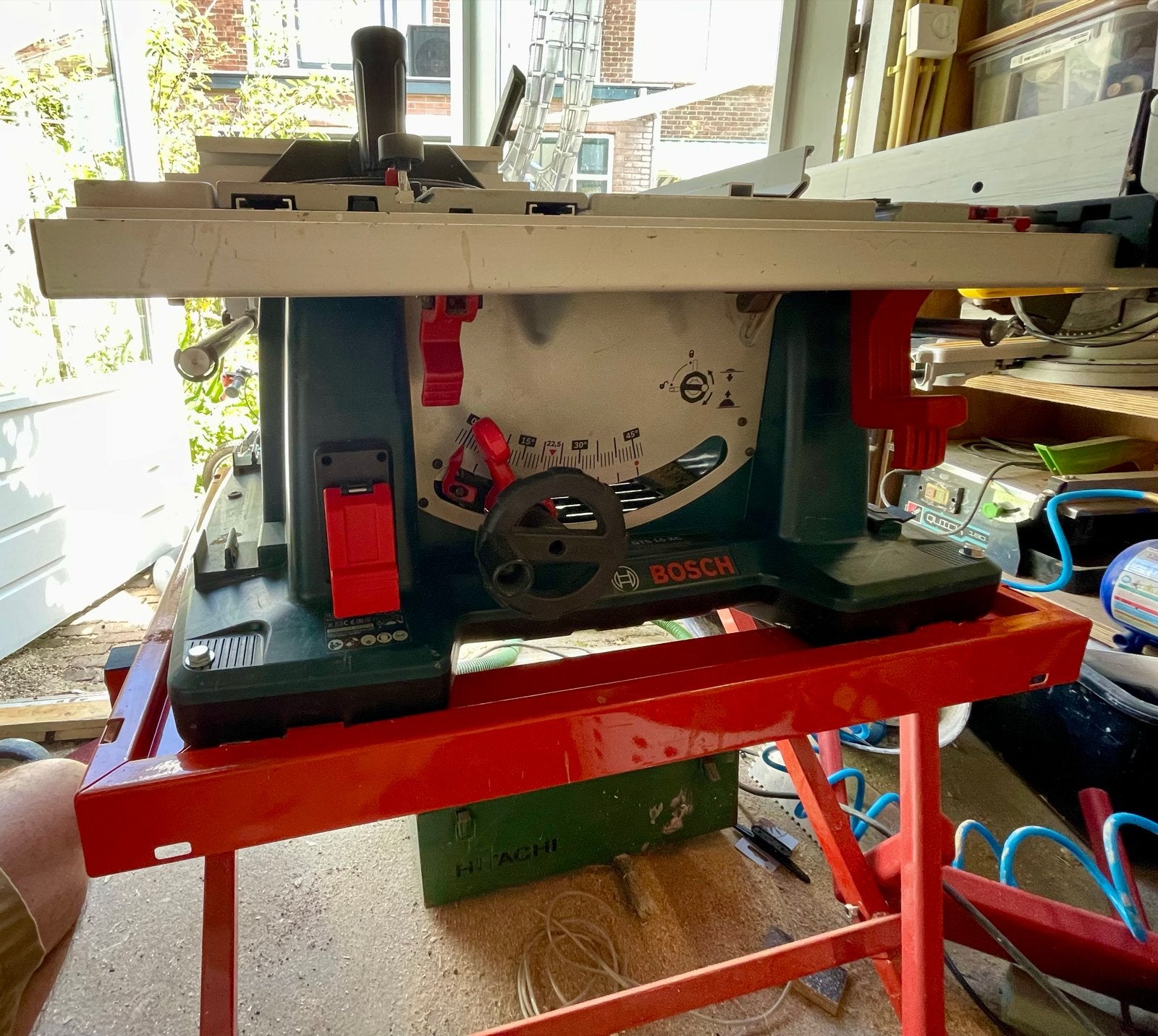 Bosch GTS 10 XC zaagtafel met GTA 6000 onderstel en extra's, Ophalen, Gebruikt, Cirkelzaag, 70 mm of meer