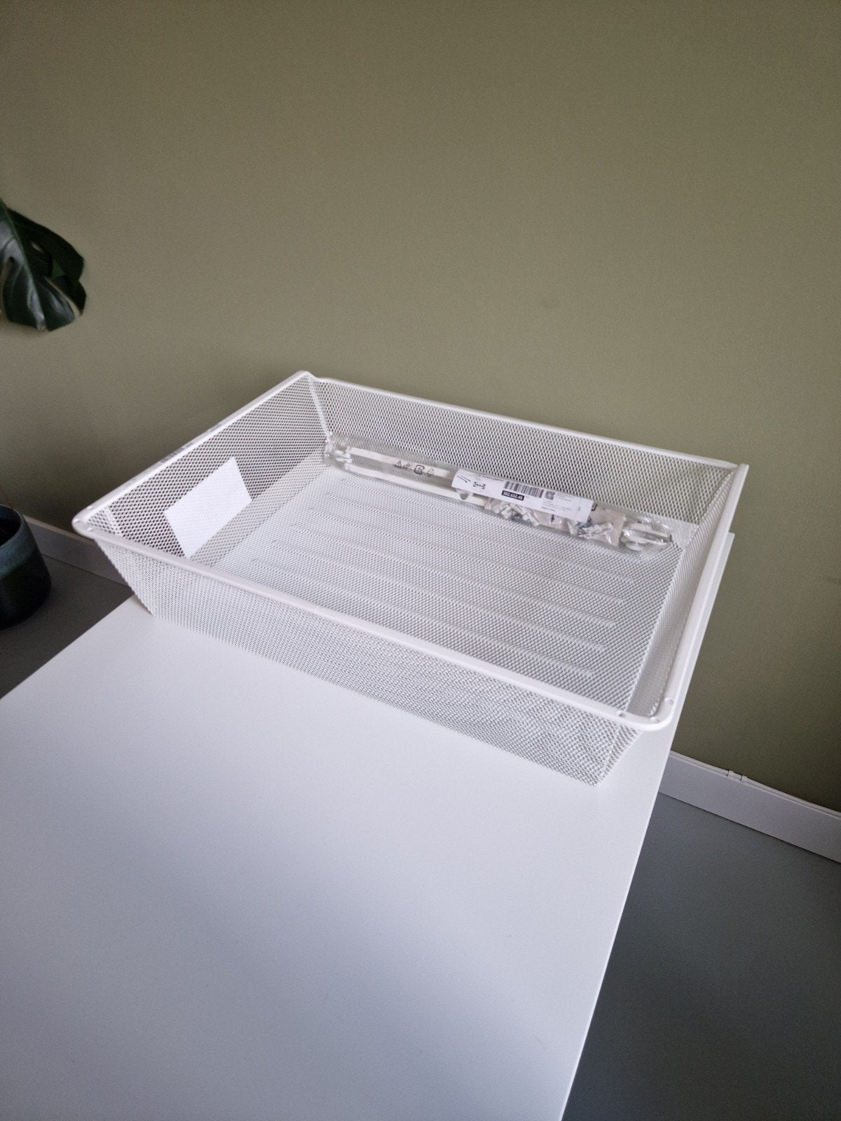 IKEA KOMPLEMENT Fijndraadmand wit 75x58 cm (nieuw), Ophalen, Nieuw