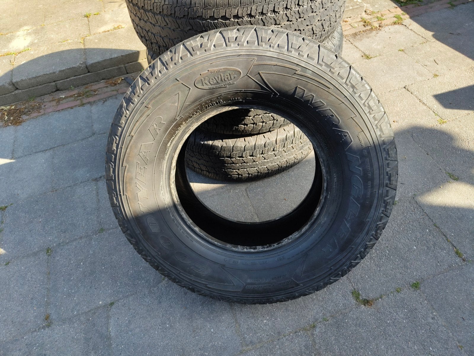 Goodyear Wrangler All-Terrain Adventure banden, Ophalen, Gebruikt, All Season, Band(en)