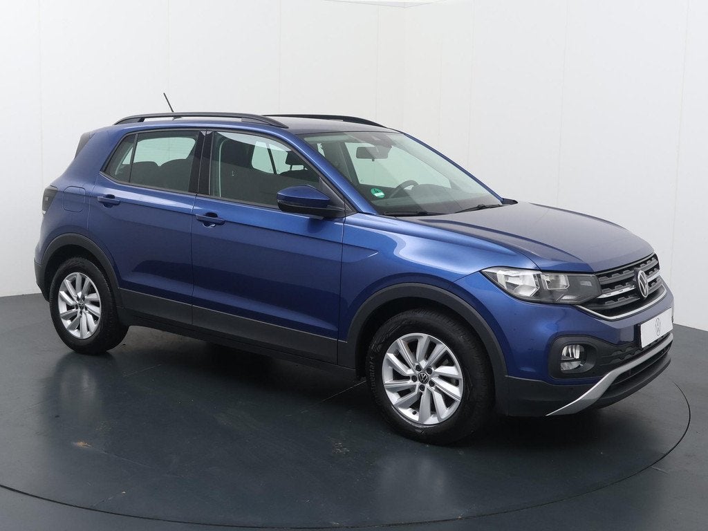 Volkswagen T-Cross 1.0 TSI Life | 110 PK | Trekhaak | Adapti, Auto's, Volkswagen, 12 maanden, Gebruikt, Blauw, Origineel Nederlands