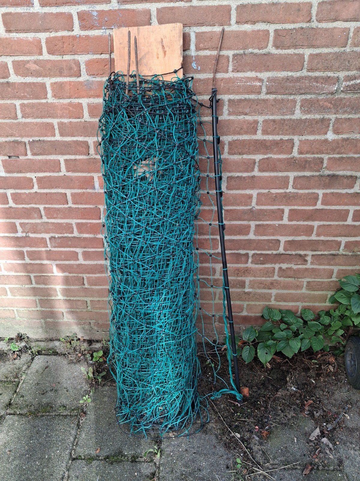 Gebruikt groen gaashekwerk, Ophalen, Gebruikt, Overige materialen, Gaashekwerk