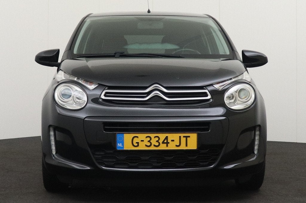 Citroën C1 1.0 VTi Shine Carplay Camera Climate Privacy Gla, Stof, Gebruikt, 4 stoelen, C1