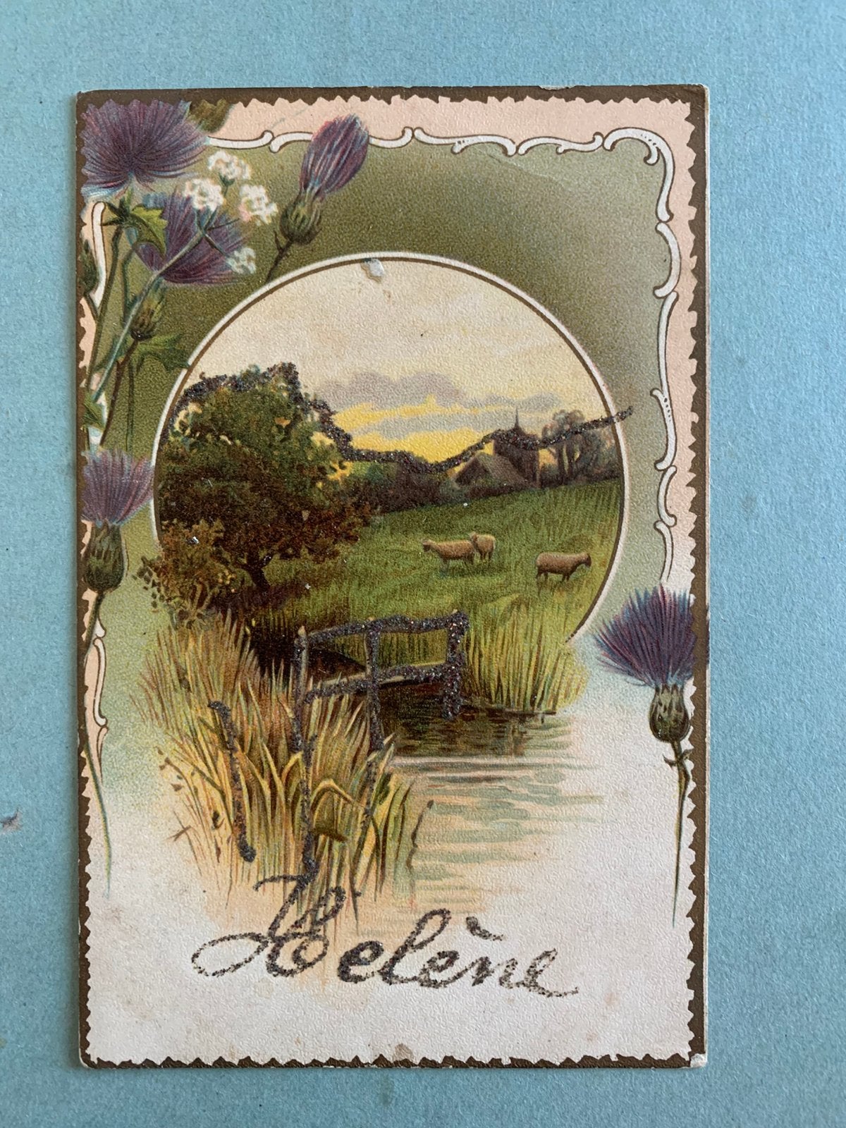 Kaart met voornaam - Helène, Ophalen of Verzenden, Voor 1920, Gelopen, Natuur
