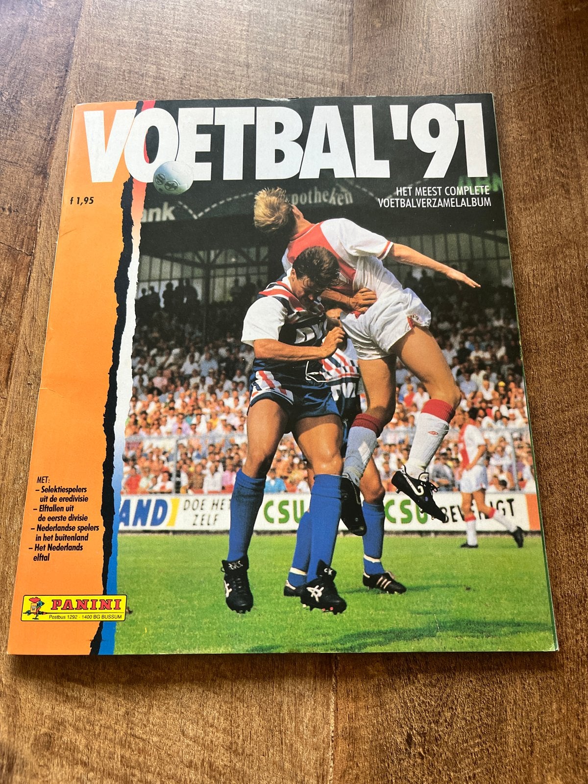 Panini Voetbal 1991 Compleet Album - Zeldzaam Voetbalboek, Ophalen of Verzenden, Gebruikt, Overige sporten, Boek of Tijdschrift