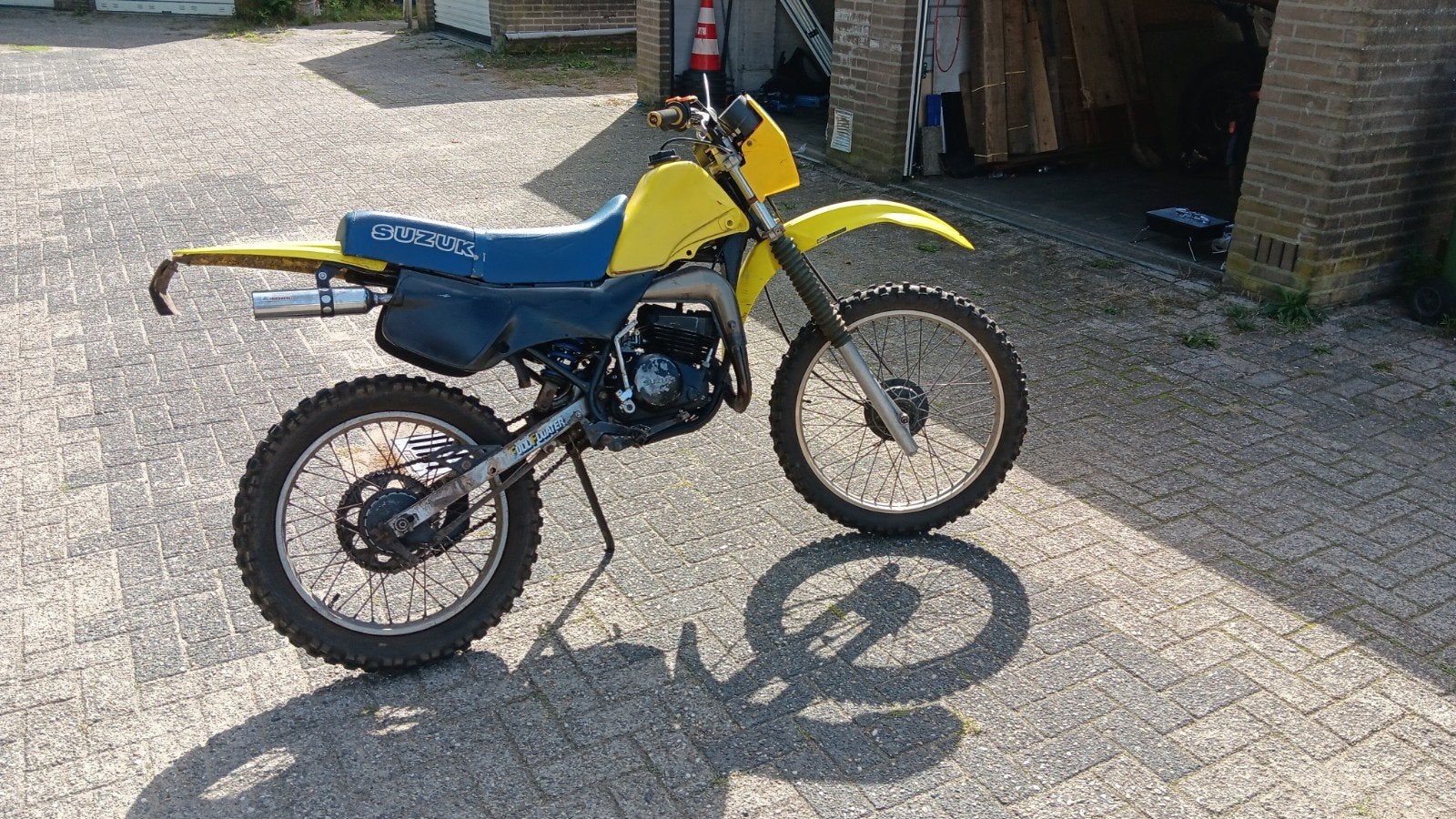 Suzuki TSX 70cc Crossbrommer met Kenteken, Fietsen en Brommers, Ophalen, Gebruikt, 70 cc, 5 versnellingen