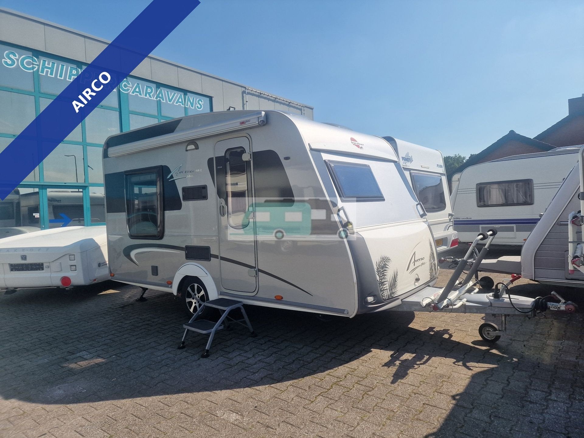 Bürstner averso plus 410 TS unieke indeling Mover, airco, l, Caravans en Kamperen, Tot en met 2, Bedrijf, Schokbreker, Bürstner