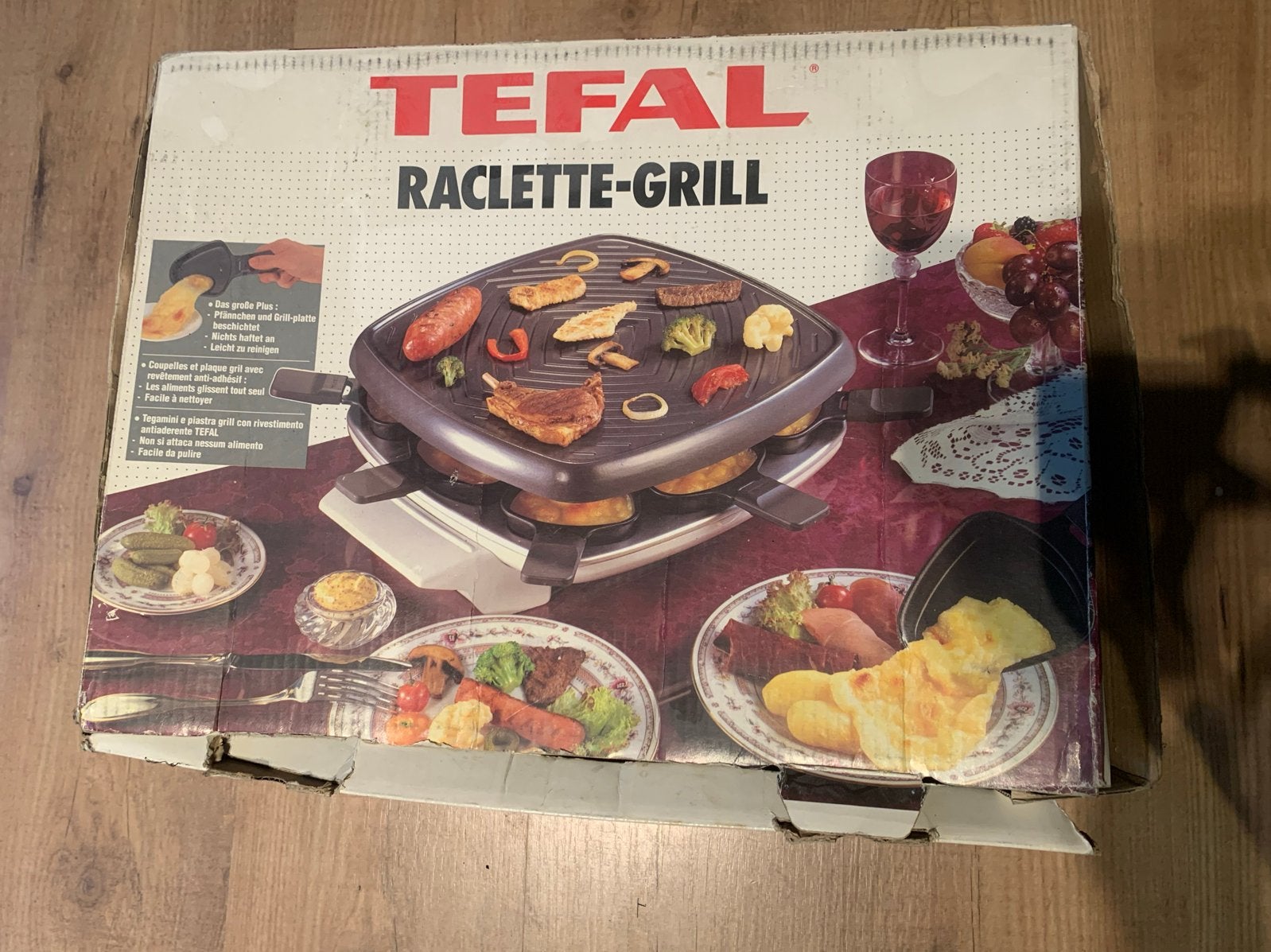Tefal Raclette-Grill, Ophalen of Verzenden, Zo goed als nieuw
