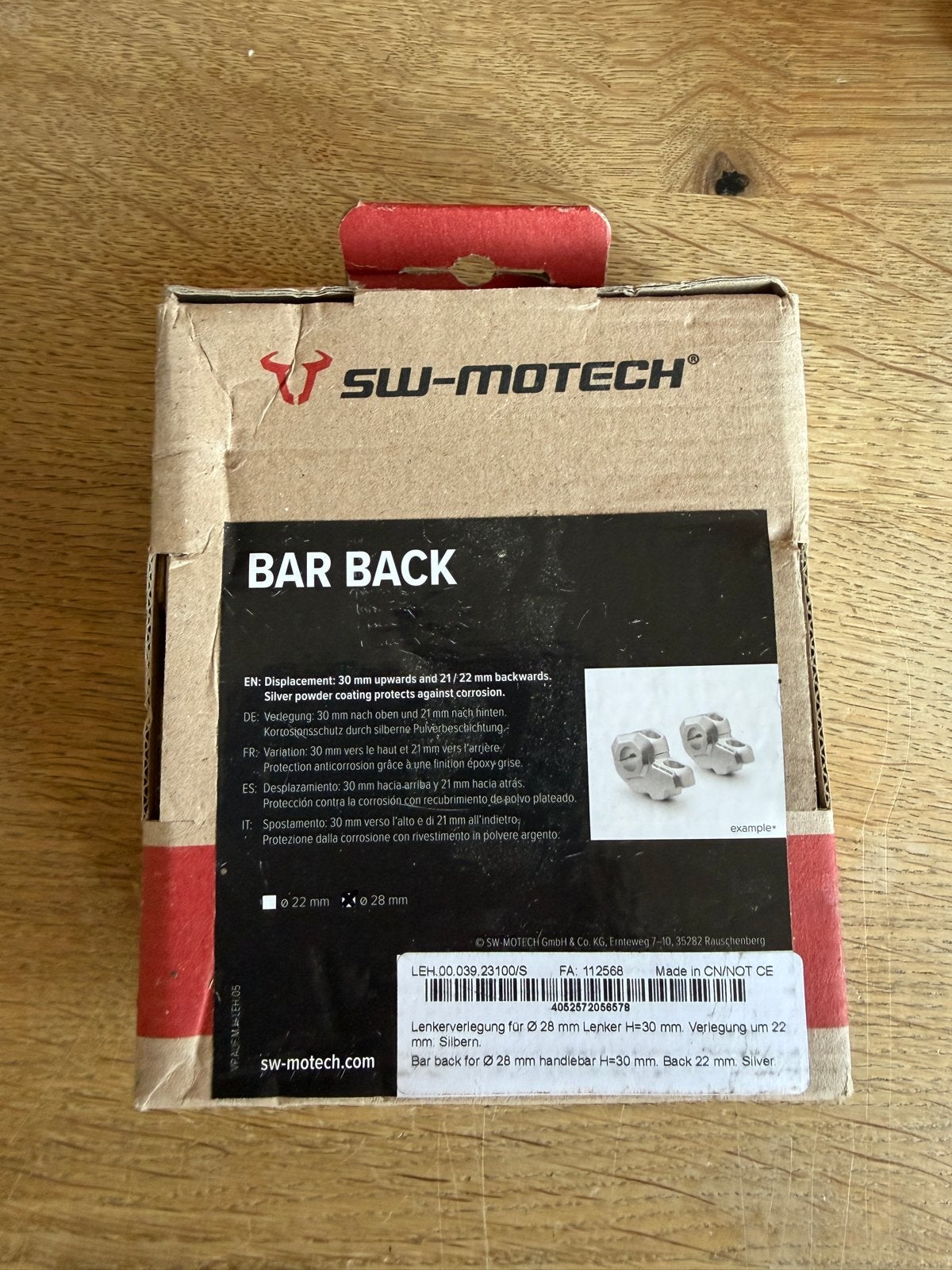 SW-Motech Barback Stuurverhogers 30mm Nieuw in Doos, Ophalen of Verzenden, Nieuw