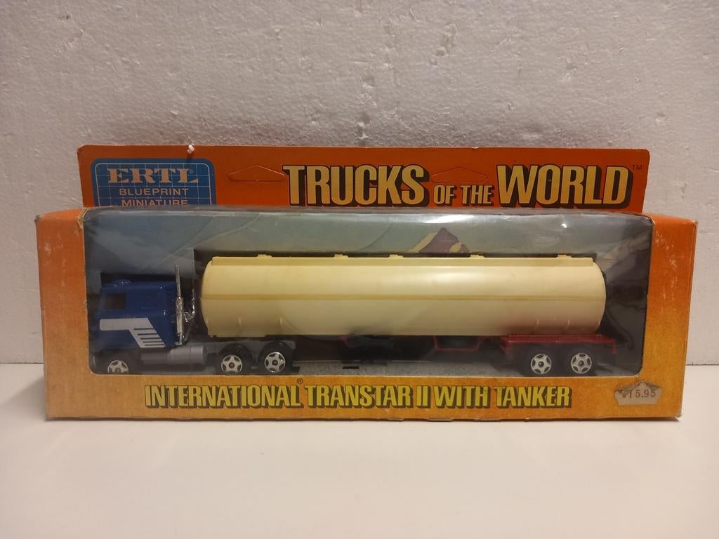 ERTL 1:50 International Transtar tanker oplegger, Ophalen of Verzenden, Zo goed als nieuw, Bus of Vrachtwagen, Overige merken