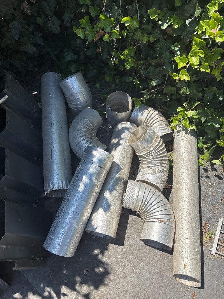Zinken/gegalviniseerde buizen, Doe-het-zelf en Verbouw, Buizen en Afvoer, Ophalen, Gebruikt, Overige typen, 4 tot 6 meter