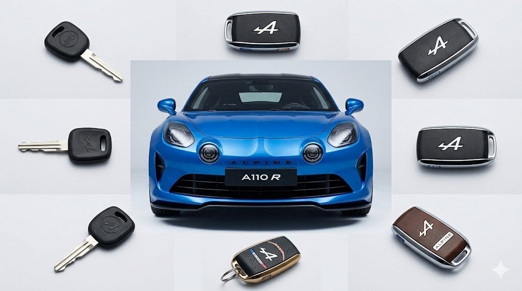 ALPINE extra autosleutel nodig of reparatie sleutelbehuizing, Ophalen