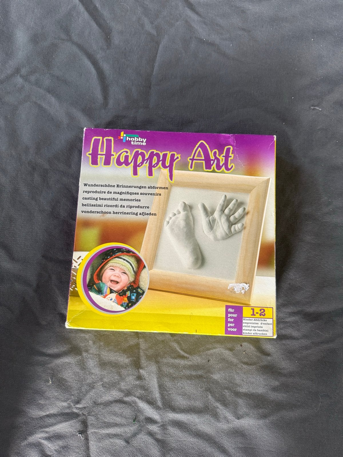 Happy Art Baby Hand- en Voetafdruk Kit, Ophalen of Verzenden, Nieuw, Kraamcadeau