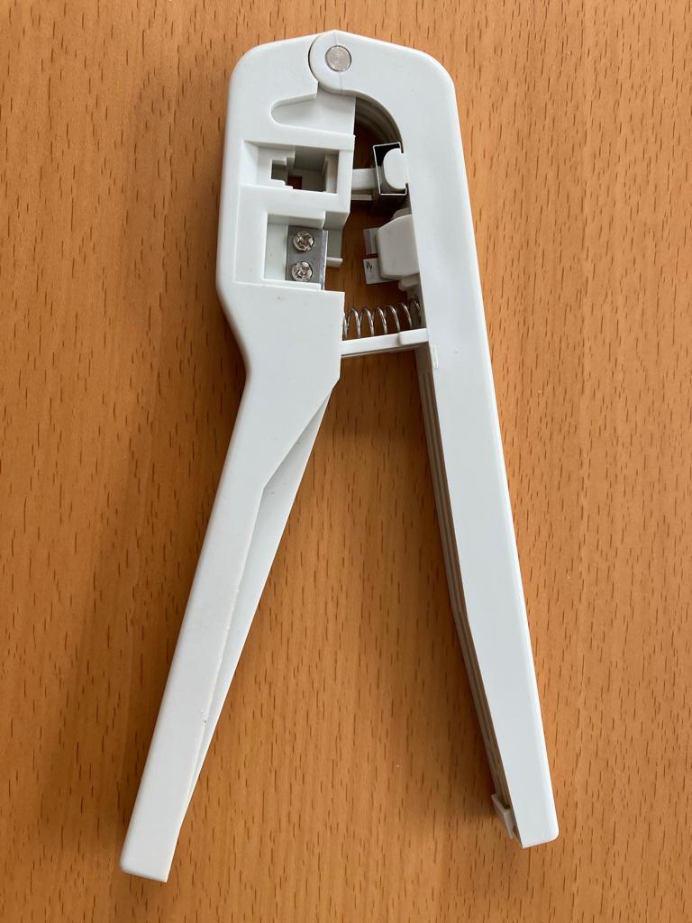 Krimptang voor RJ12 en RJ11 connectoren , Ophalen of Verzenden, Gebruikt