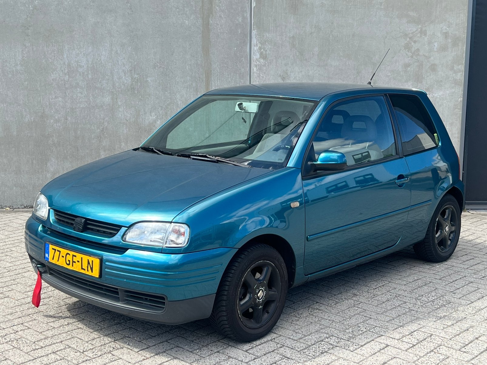 Goedrijdende Groene Seat Arosa 1.4 Benzine 60PK/Nap/Apk!, Voorwielaandrijving, Sound system, 31 €/maand, 4 stoelen