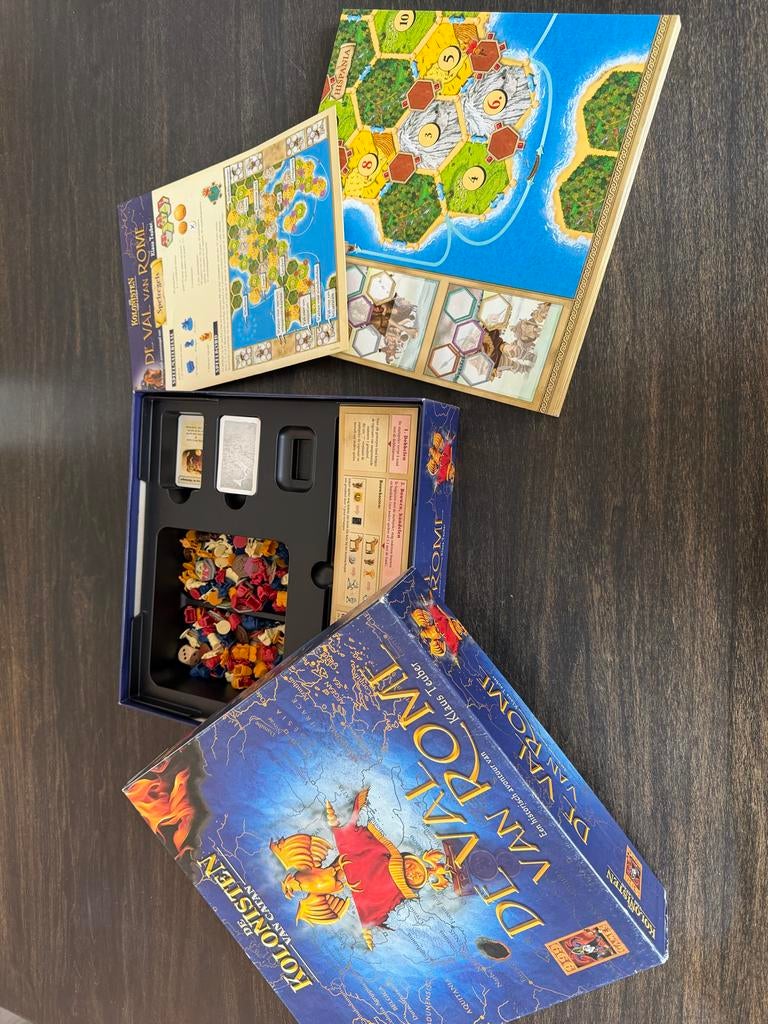 Kolonisten van Catan: De Val van Rome, Hobby en Vrije tijd, Gezelschapsspellen | Bordspellen, Drie of vier spelers, Ophalen, Zo goed als nieuw