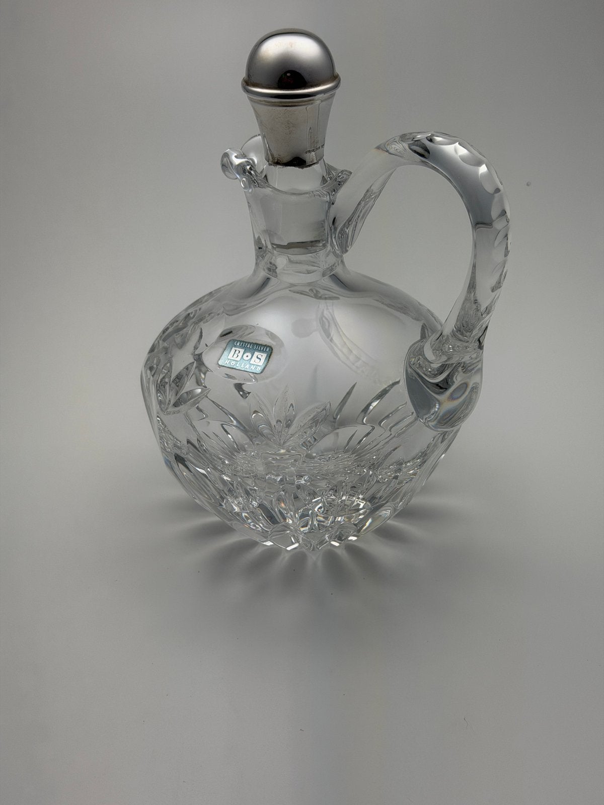 BoS Holland Crystal Silver kristalset – karaf, glas & schaal, Ophalen